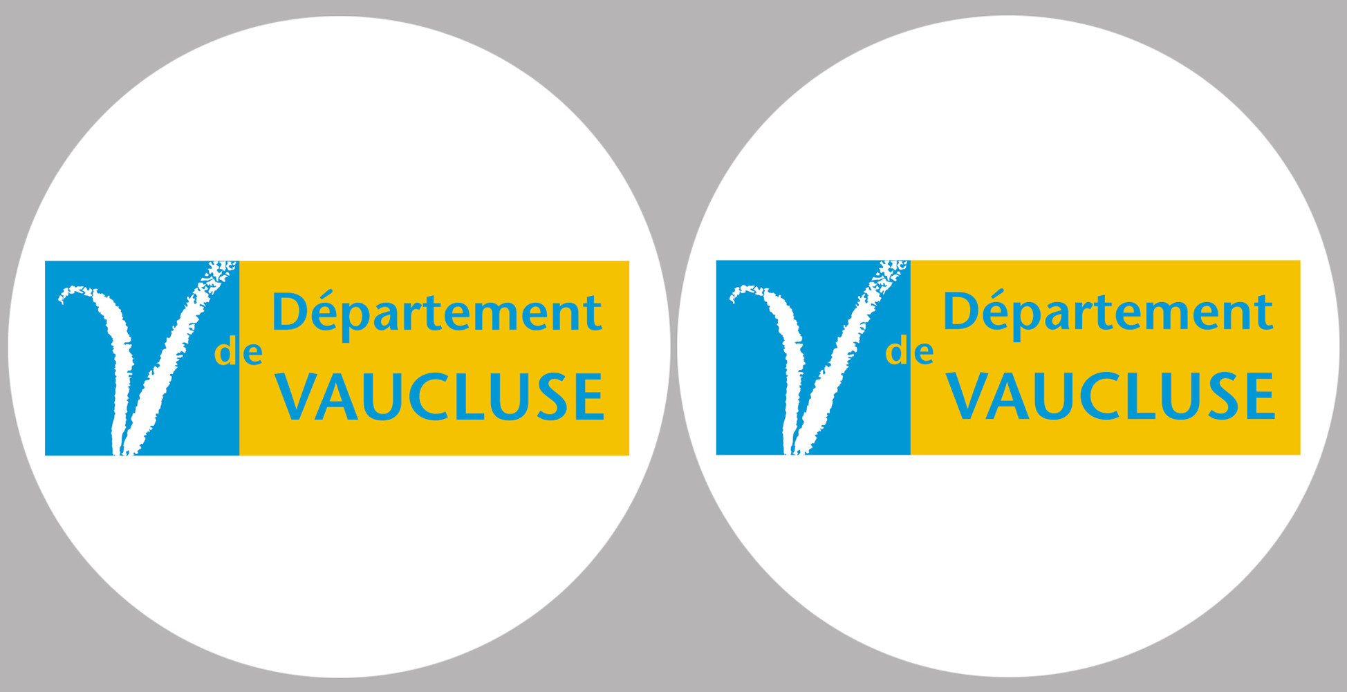 le Vaucluse (2fois 5cm) - Sticker/autocollant