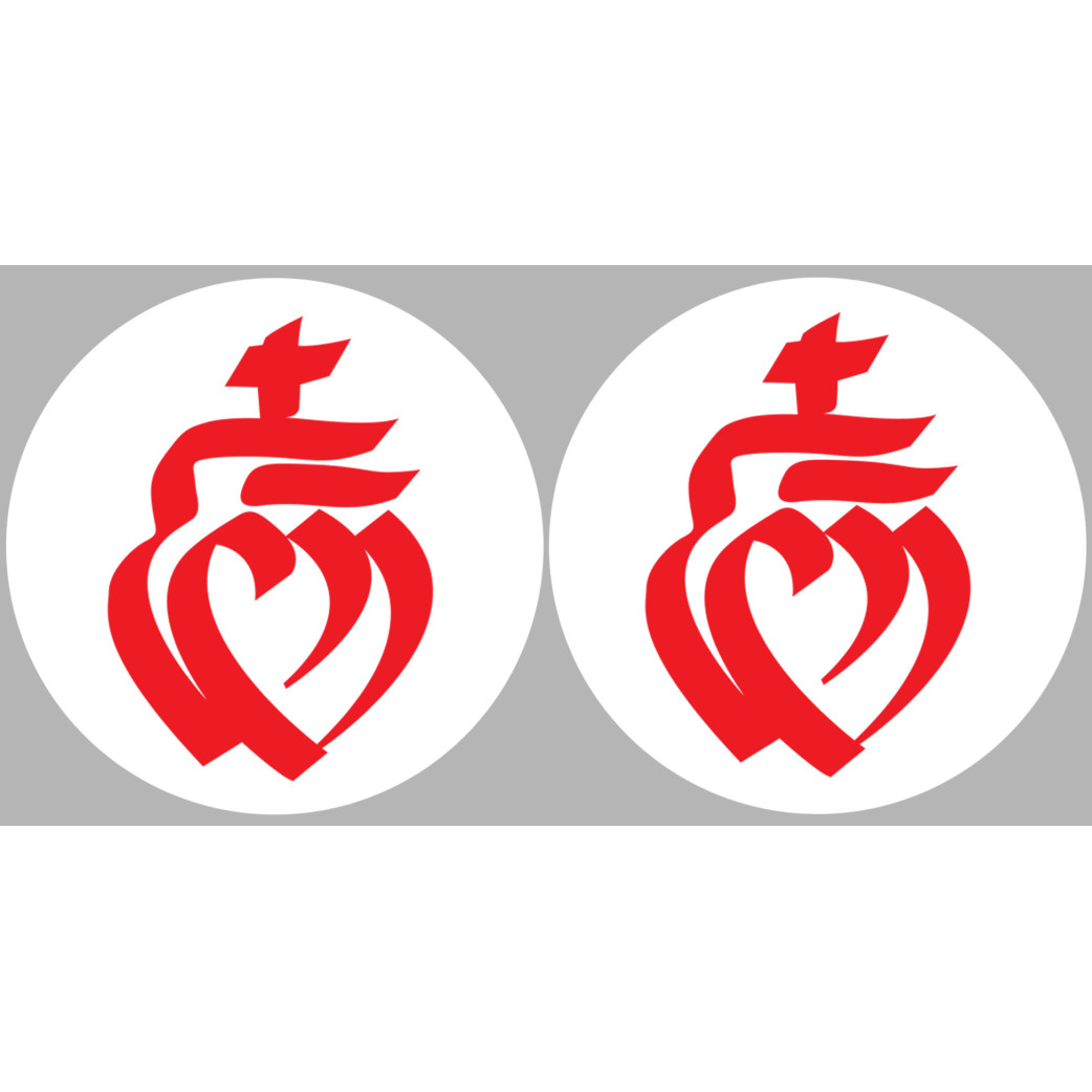 la Vendée (2fois 5cm) - Sticker/autocollant