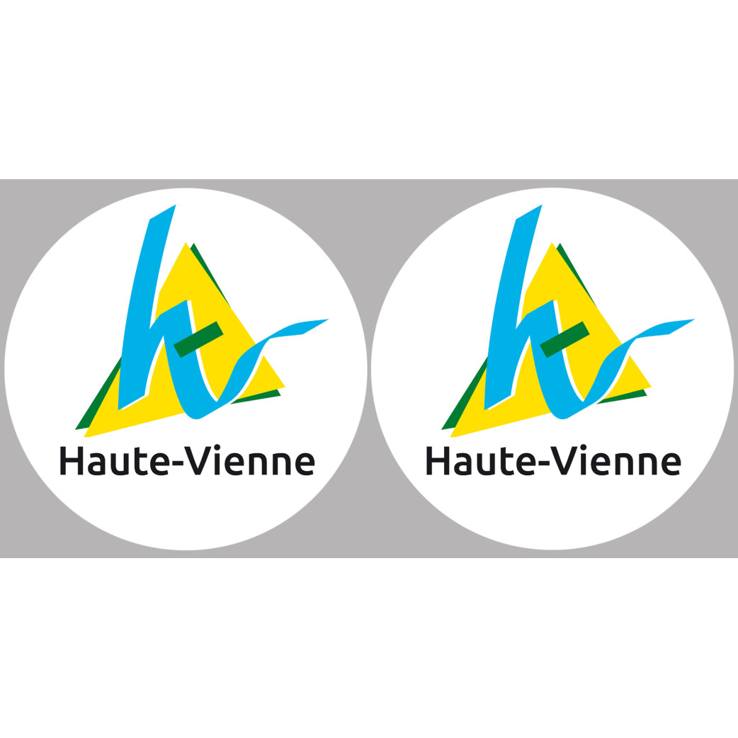 la Haute-Vienne (2fois 5cm) - Sticker/autocollant