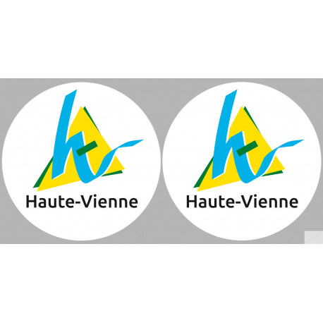 la Haute-Vienne (2fois 5cm) - Sticker/autocollant
