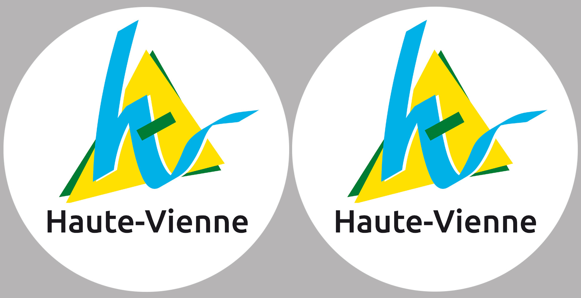 la Haute-Vienne (2fois 5cm) - Sticker/autocollant