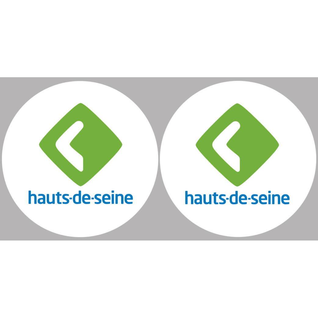 les Hauts-de-Seine (2fois 5cm) - Sticker/autocollant