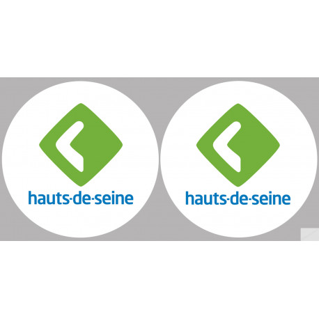 les Hauts-de-Seine (2fois 5cm) - Sticker/autocollant