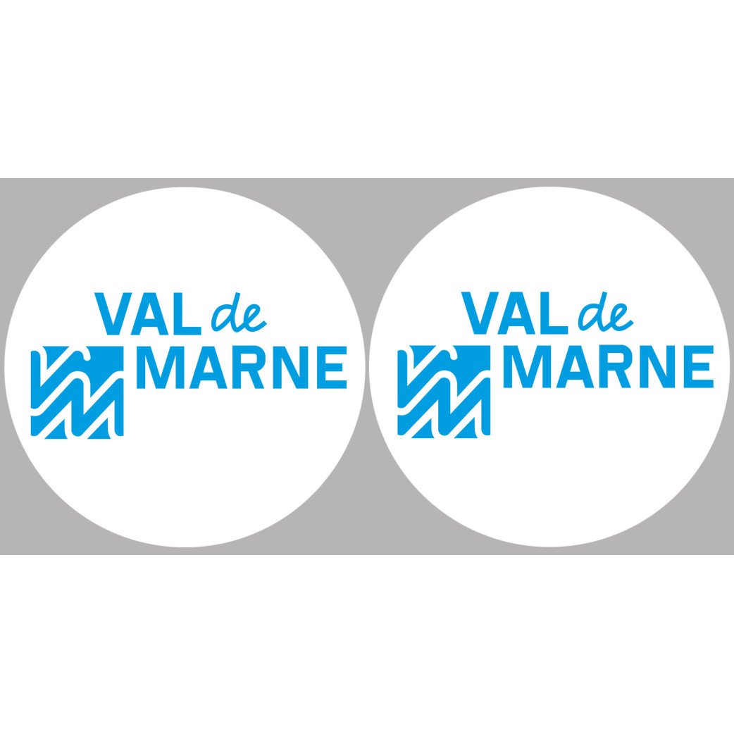 le Val de Marne (2fois 5cm) - Sticker/autocollant