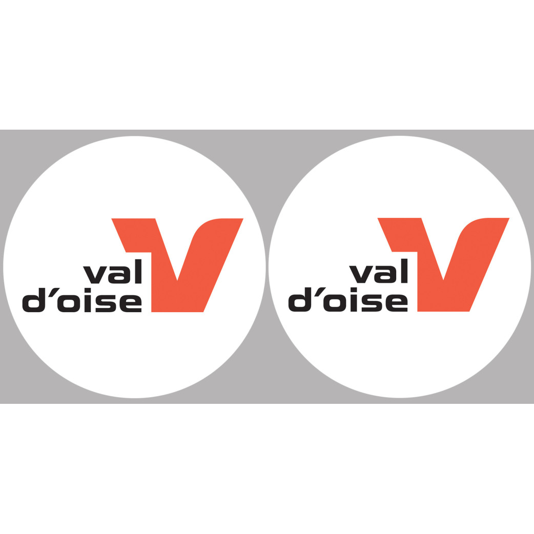 le Val d'Oise (2fois 5cm) - Sticker/autocollant
