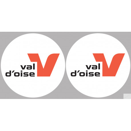 le Val d'Oise (2fois 5cm) - Sticker/autocollant