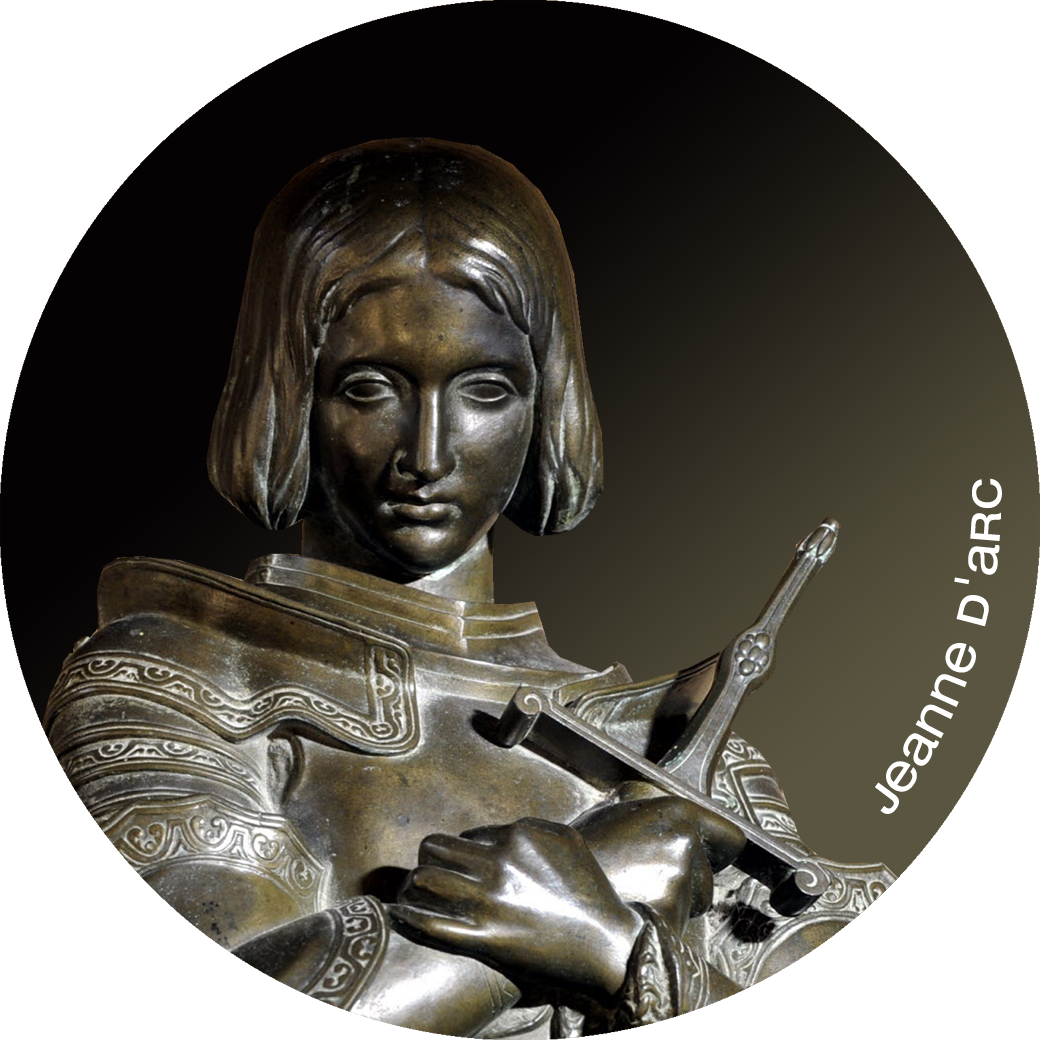 Jeanne d'Arc (10x10cm) - Sticker/autocollant