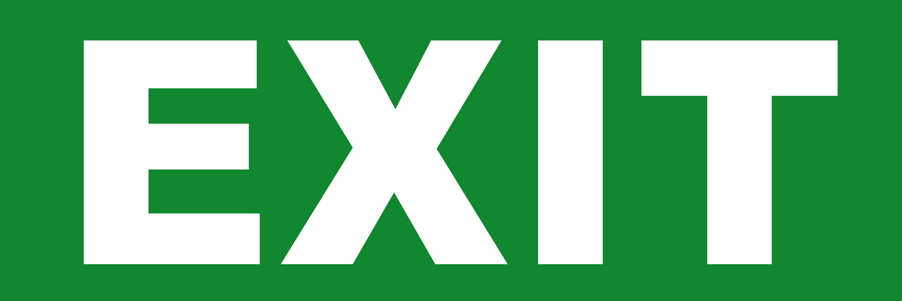 EXIT (20x6.5cm) - sticker/autocollant