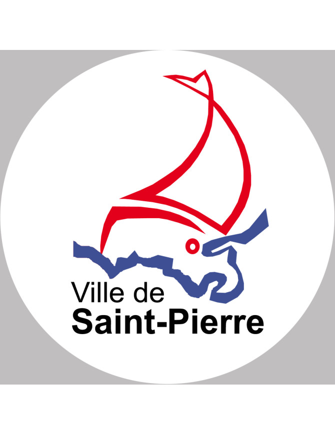 Saint-Pierre - 15x15cm - Sticker/autocollant Saint-Pierre - 15x15cm - Sticker/autocollant