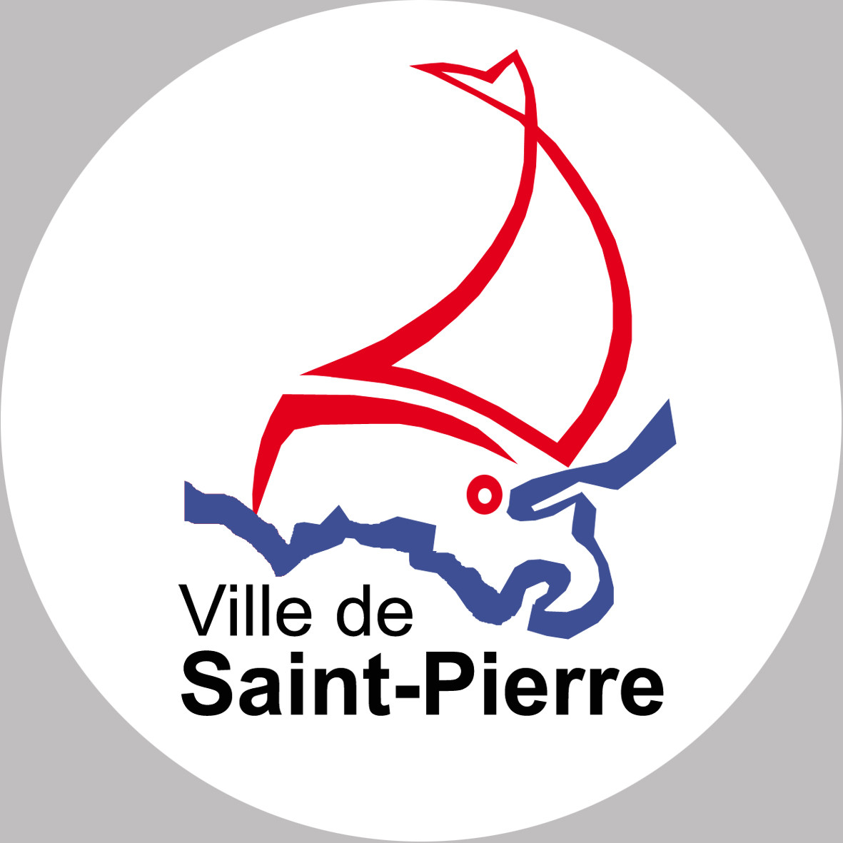 Saint-Pierre - 15x15cm - Sticker/autocollant