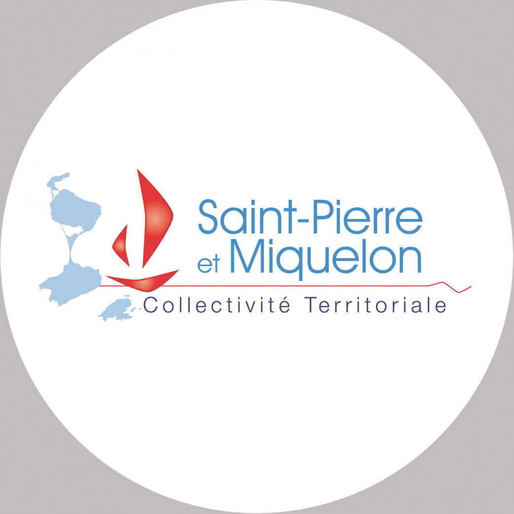 Saint-Pierre et Miquelon - 20x20cm - Sticker/autocollant