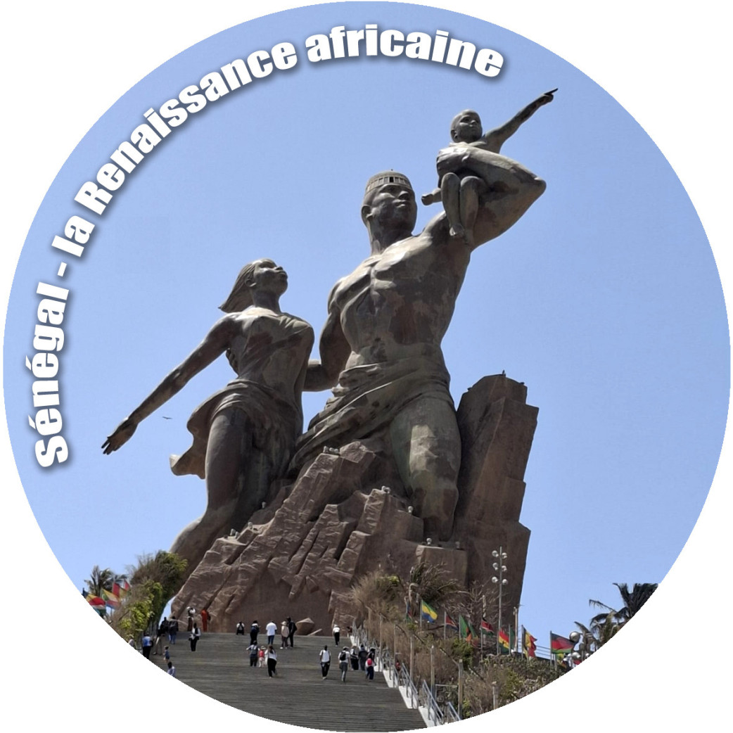 Le Sénégal - 20cm - Sticker/autocollant
