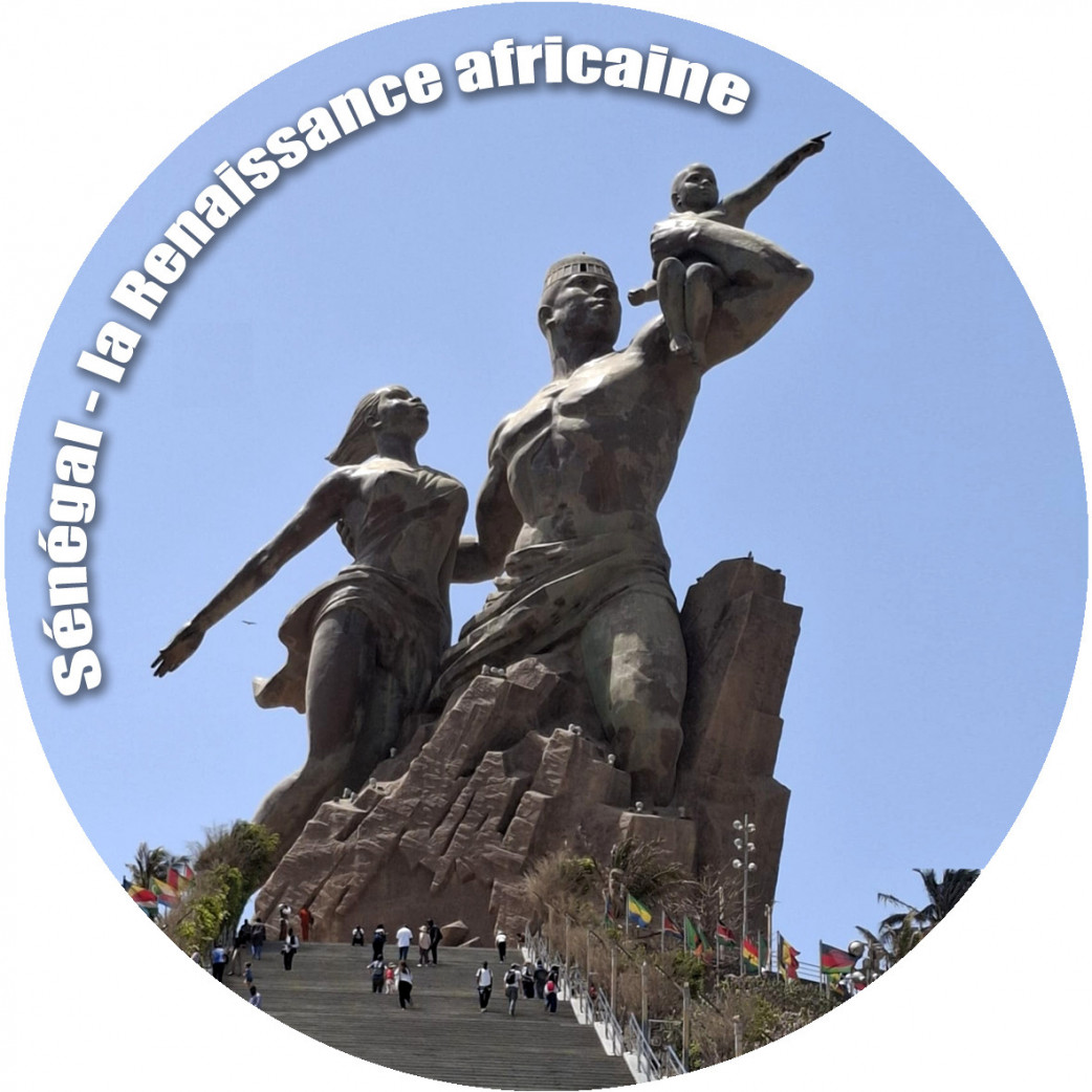 Le Sénégal - 15cm - Sticker/autocollant
