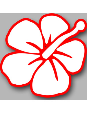 Repère fleur 1 - 10cm - Sticker/autocollant
