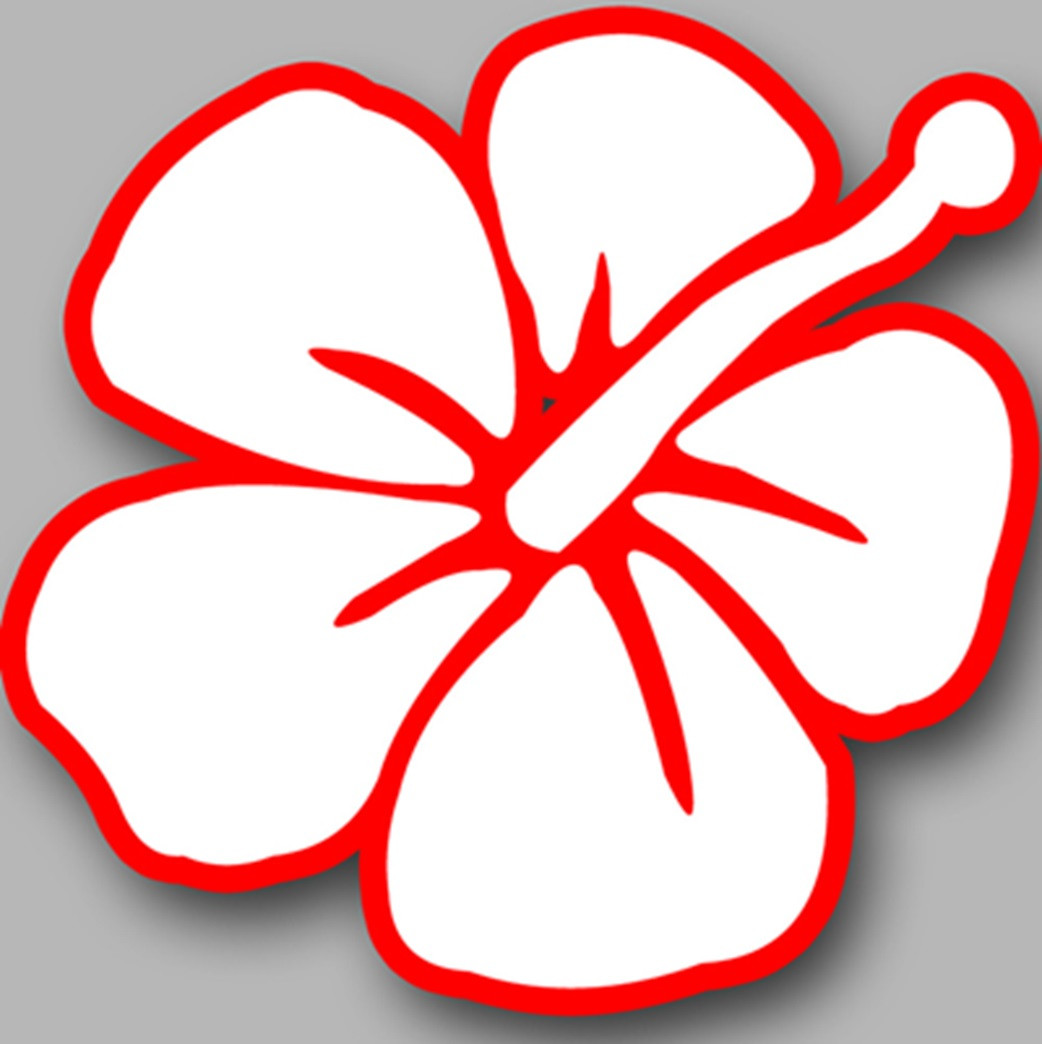 Repère fleur 1 (10x10cm) - Sticker/autocollant
