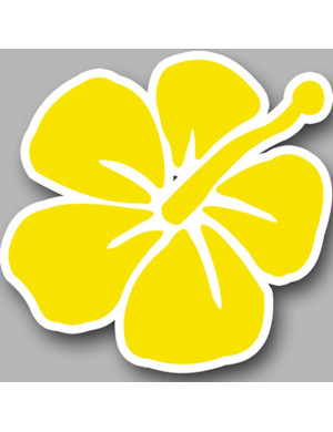 Repère fleur 3 - 10cm - Sticker/autocollant