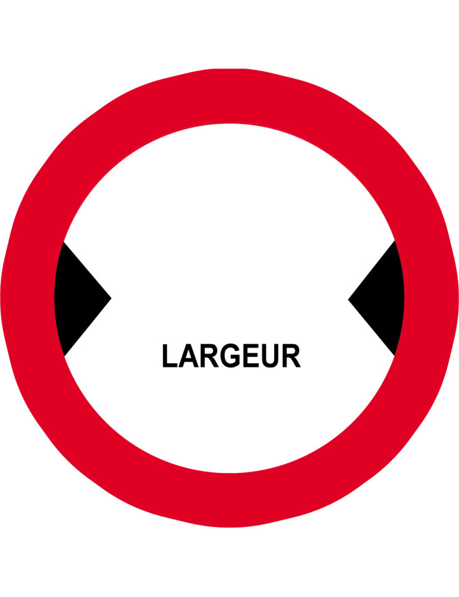 largeur de passage à noter - 15cm - Sticker/autocollant largeur de passage à noter - 15cm - Sticker/autocollant