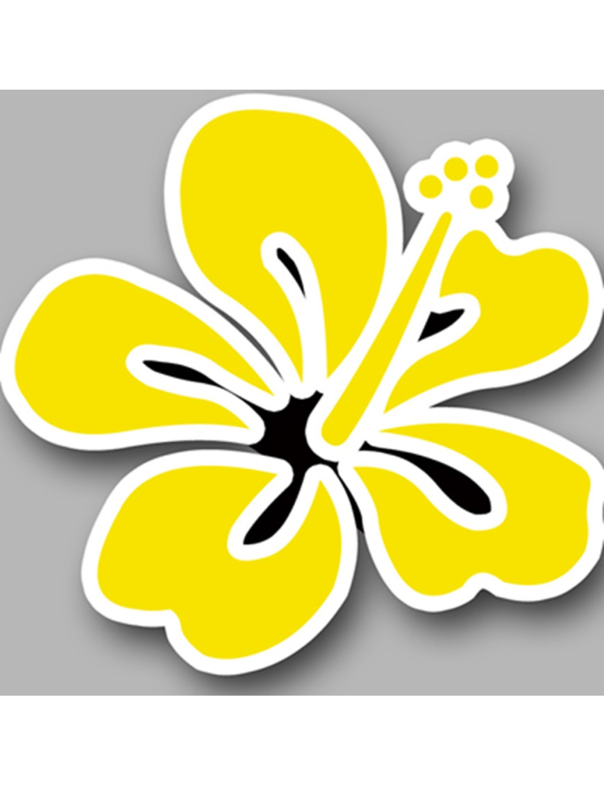 Repère fleur 8 - 10cm - Sticker/autocollant