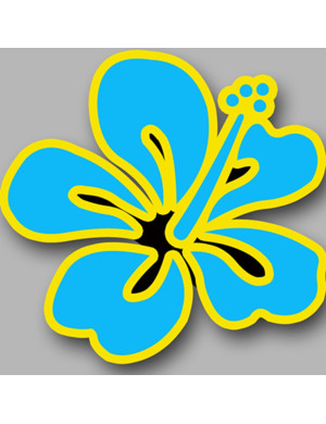 Repère fleur 9 - 10cm - Sticker/autocollant