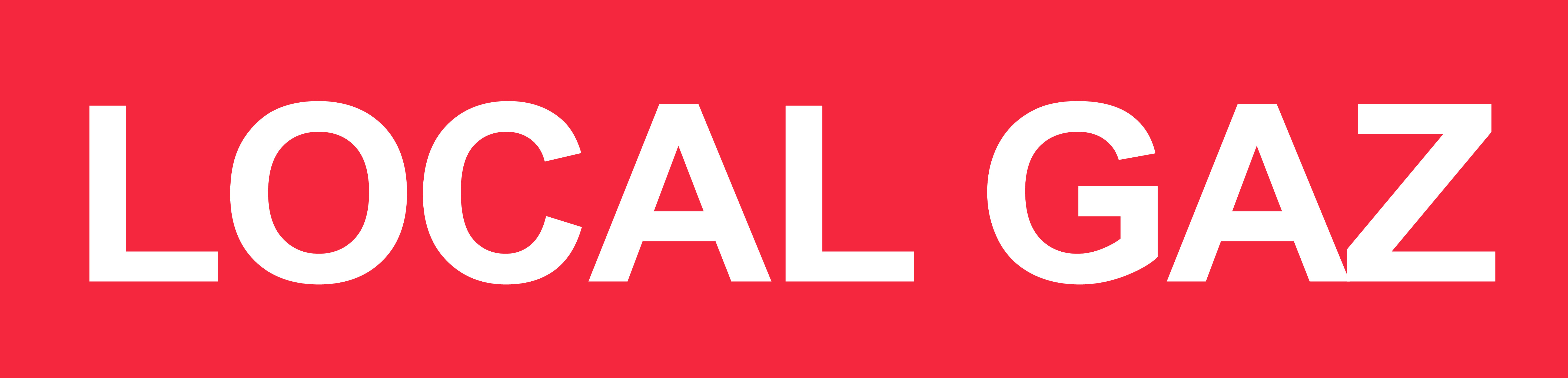 Local GAZ (29x7cm) - Sticker/autocollant