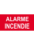 Alarme incendie - 15x4.5cm - Sticker/autocollant