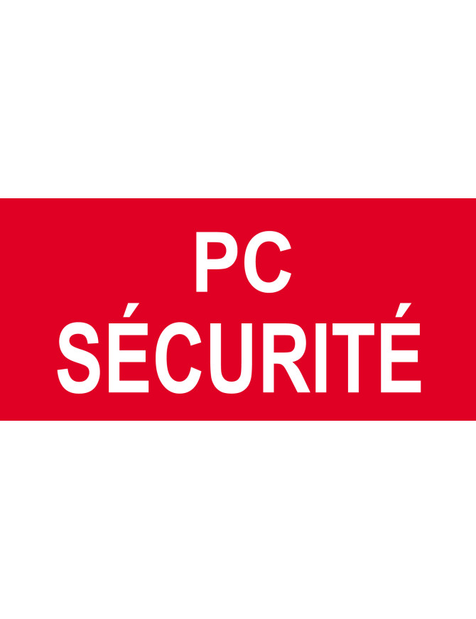 Pc sécurité copier - 10x4.5cm - Sticker/autocollant Pc sécurité copier - 10x4.5cm - Sticker/autocollant