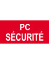 Pc sécurité copier - 10x4.5cm - Sticker/autocollant