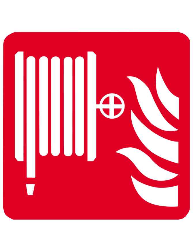 Équipement Robinet d'incendie armé (15cm) - Sticker/autocollant Équipement Robinet d'incendie armé (15cm) - Sticker/autocollant