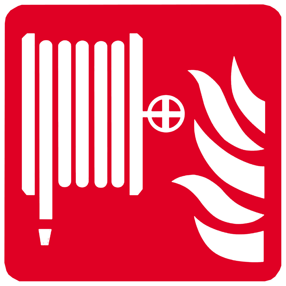 Équipement Robinet d'incendie armé (15cm) - Sticker/autocollant