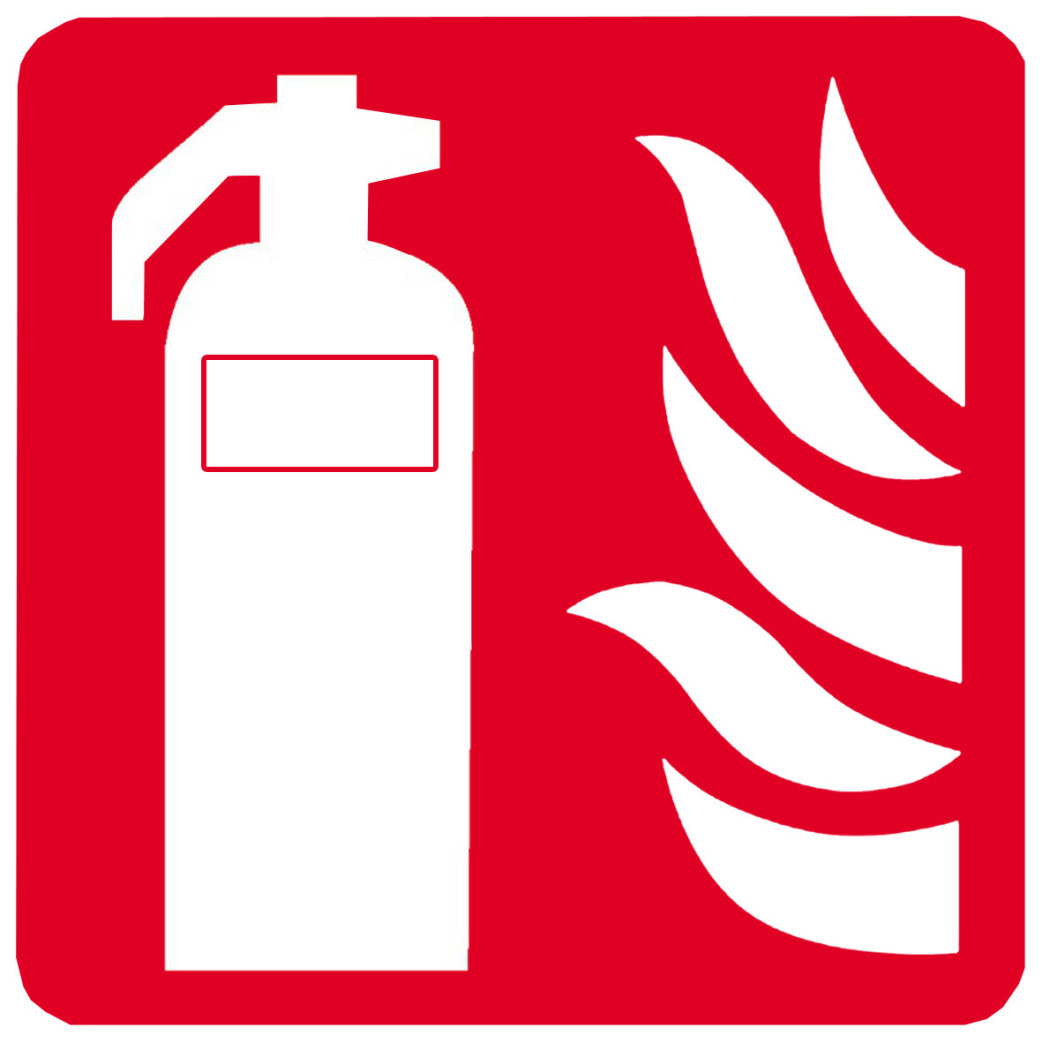 Équipement extincteur d'incendie (5cm) - Sticker/autocollant