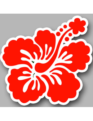 Repère fleur 27 - 10cm - Sticker/autocollant