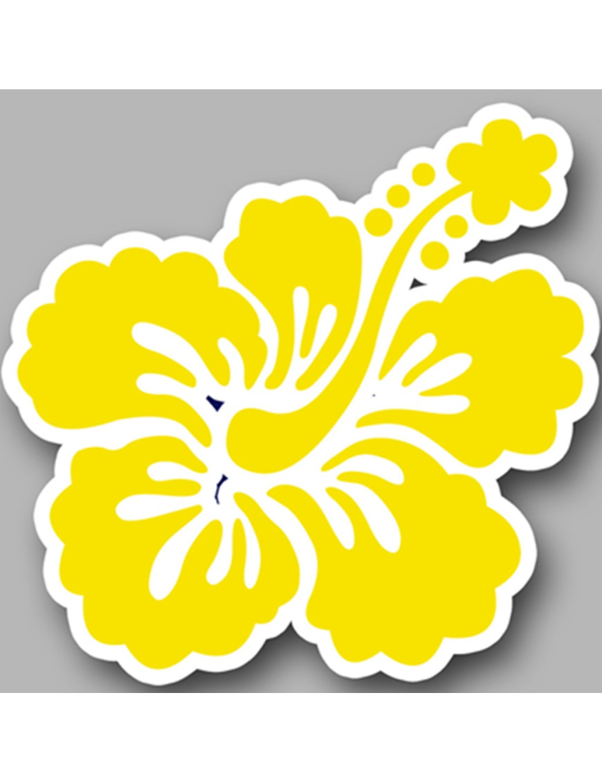 Repère fleur 28 - 10cm - Sticker/autocollant