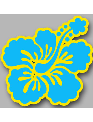 Repère fleur 29 - 10cm - Sticker/autocollant