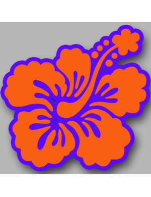Repère fleur 30 - 10cm - Sticker/autocollant