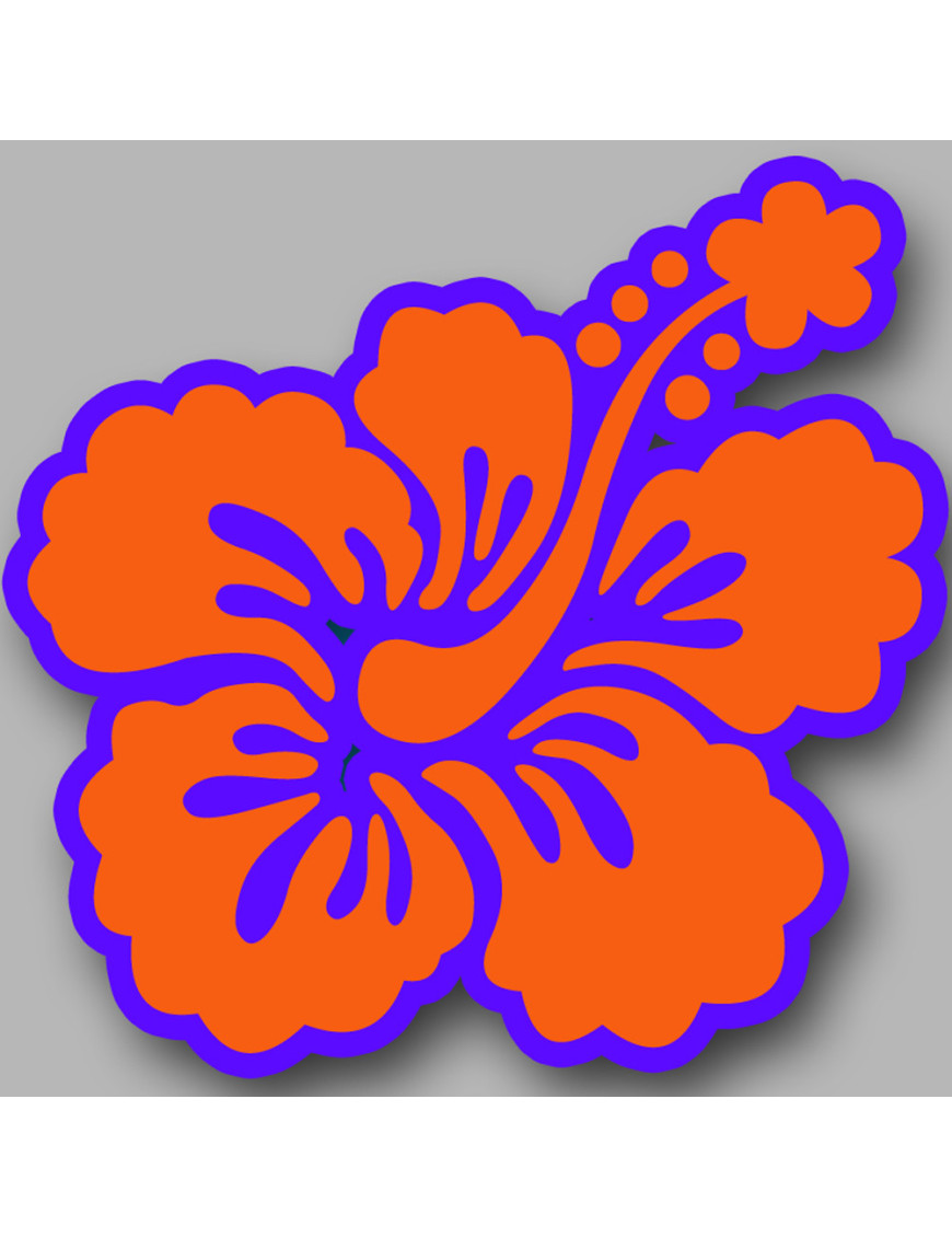 Repère fleur 30 - 10cm - Sticker/autocollant