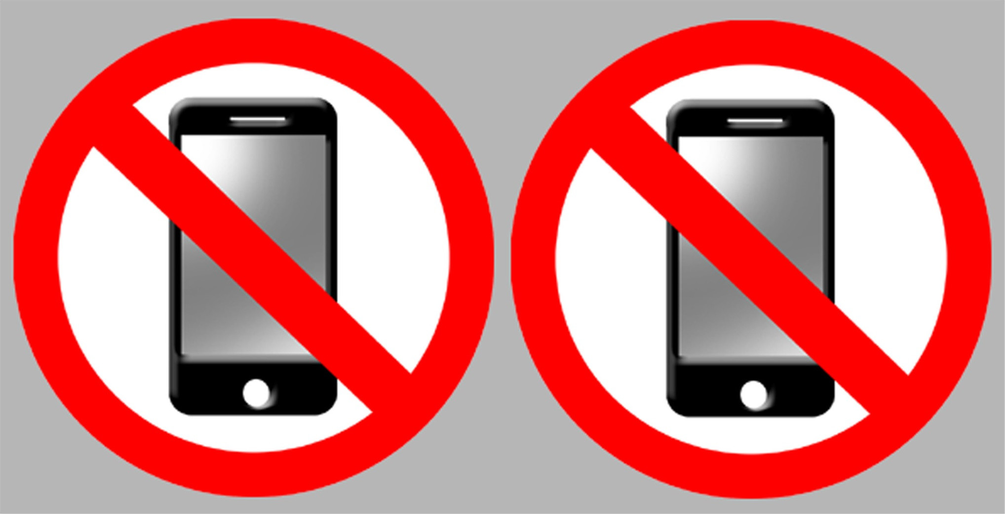 Éteindre son téléphone mobile (2 fois 10cm) - Sticker/autocollant