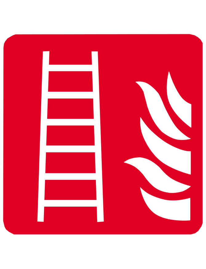 échelle d'incendie (20cm) - Sticker/autocollant échelle d'incendie (20cm) - Sticker/autocollant