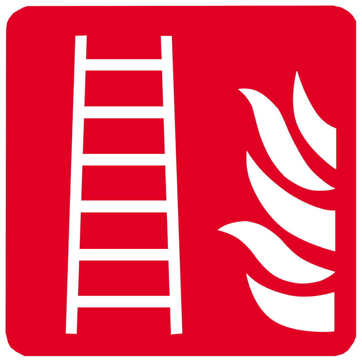 échelle d'incendie (20cm) - Sticker/autocollant
