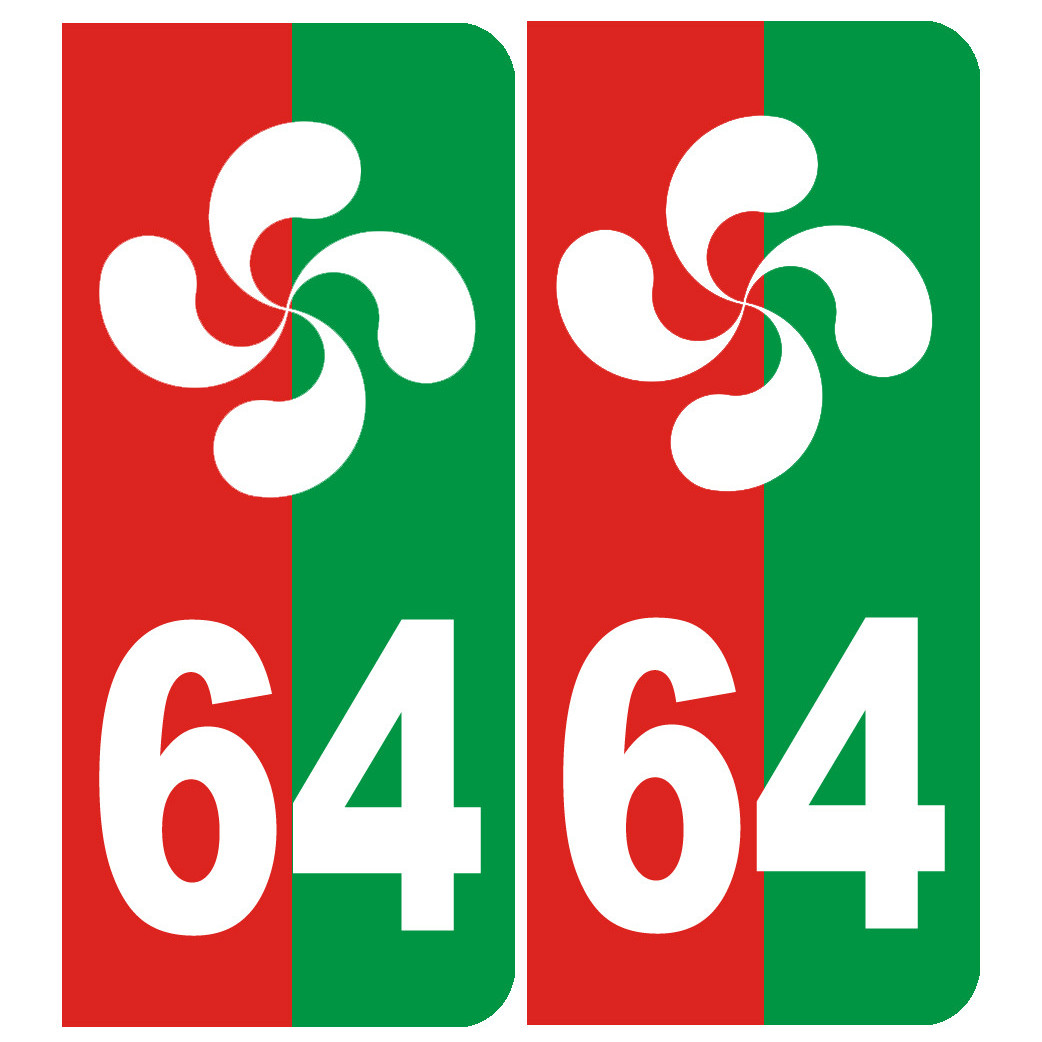 immatriculation basque Euskadi - Sticker/autocollant