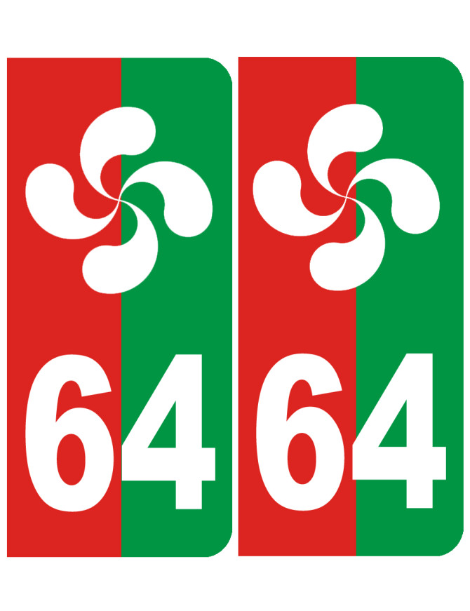 immatriculation basque Euskadi - Sticker/autocollant immatriculation basque Euskadi - Sticker/autocollant