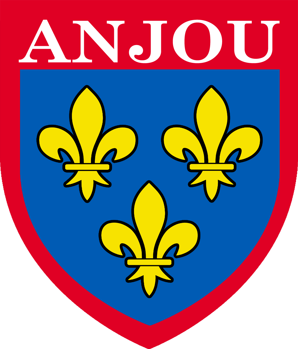 Anjou - 5x4.2cm - Sticker/autocollant
