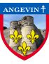 Angevin Croix d'Anjou - 29x24.8cm - Sticker/autocollant