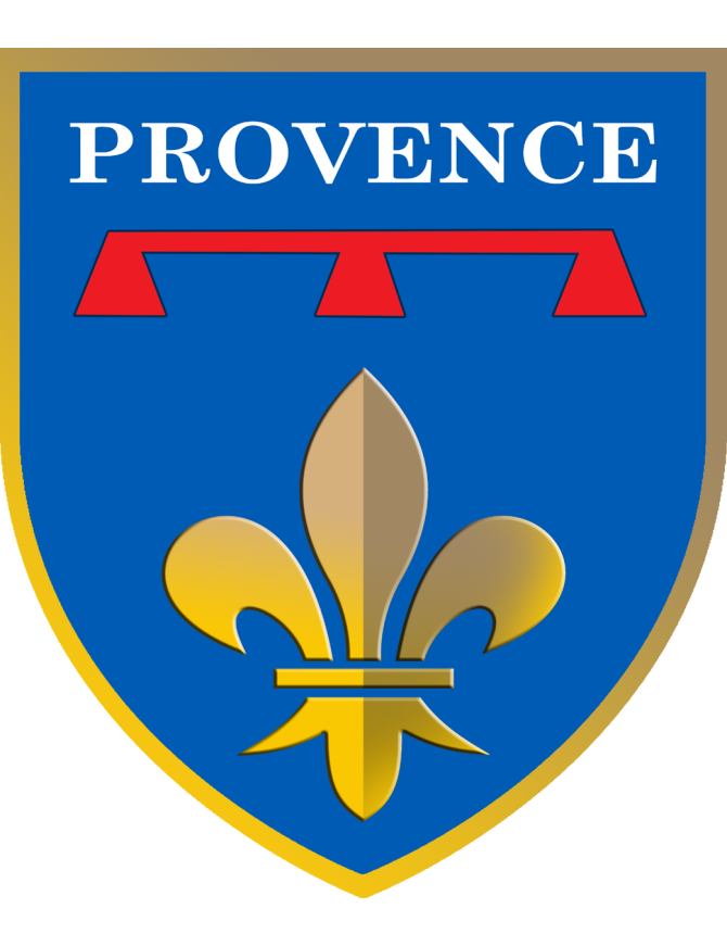 Blason de la Provence - 29x24.8cm - Sticker/autocollant Blason de la Provence - 29x24.8cm - Sticker/autocollant