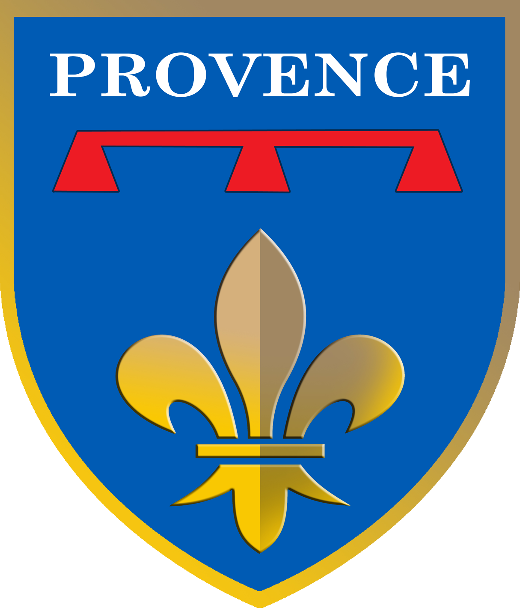 Blason de la Provence - 29x24.8cm - Sticker/autocollant