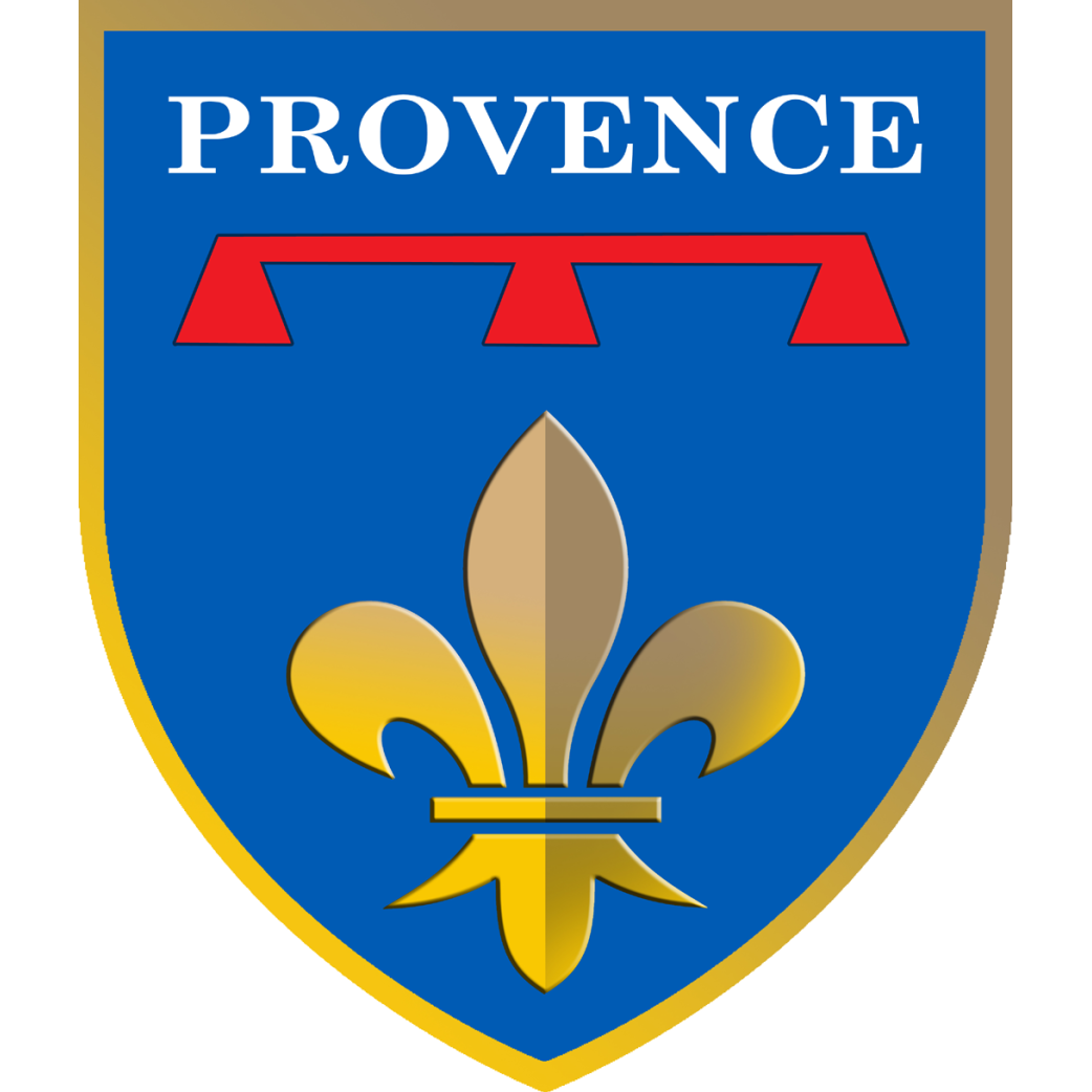 Blason de la Provence - 15x13cm - Sticker/autocollant