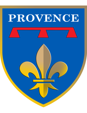 Blason de la Provence - 10x8.5cm - Sticker/autocollant