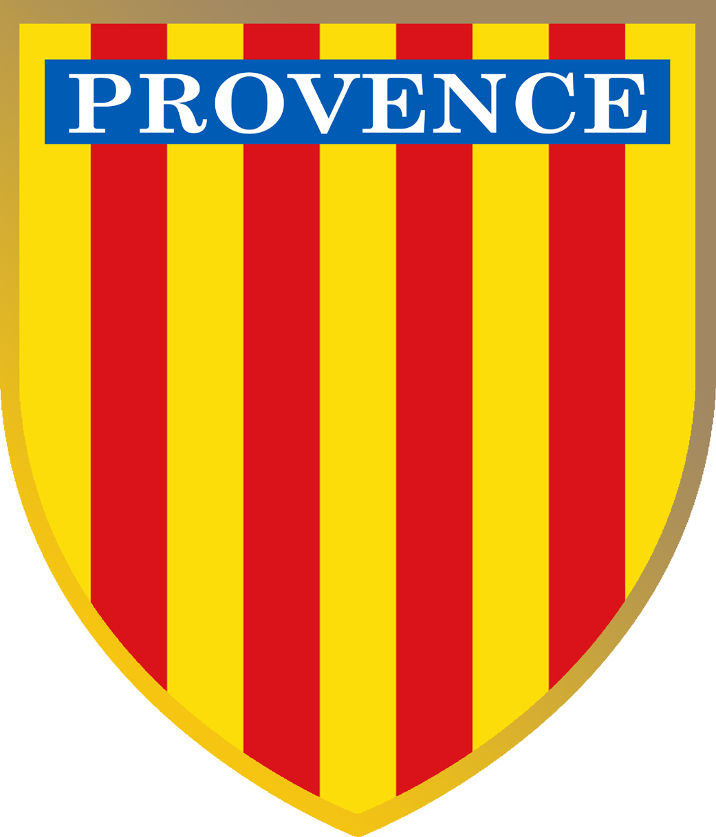 Drapeau de la Provence - 15x13cm - Sticker/autocollant