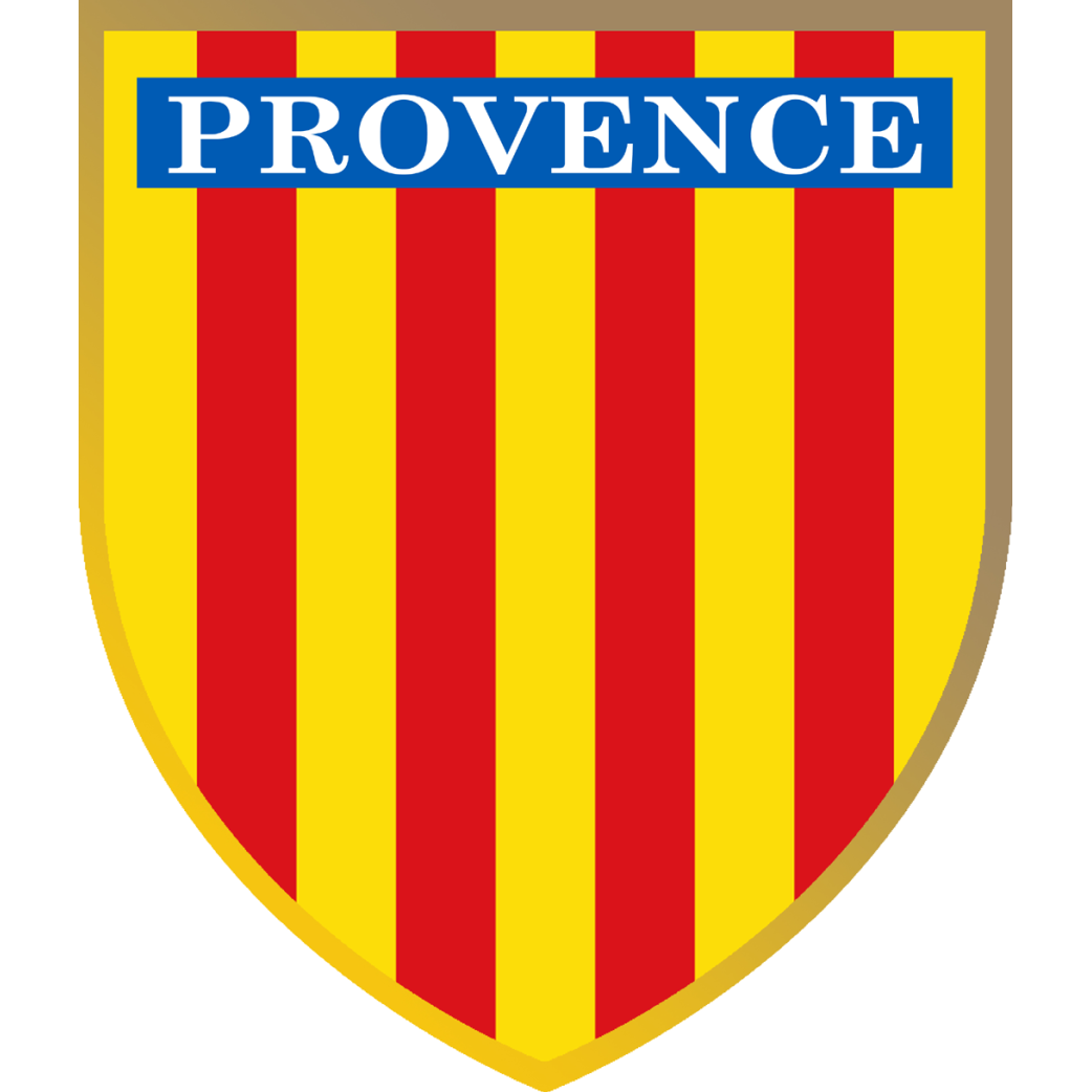 Drapeau de la Provence - 10x8.5cm - Sticker/autocollant