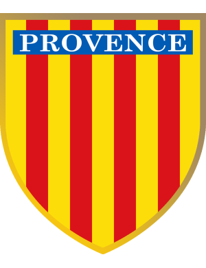 Drapeau de la Provence - 10x8.5cm - Sticker/autocollant