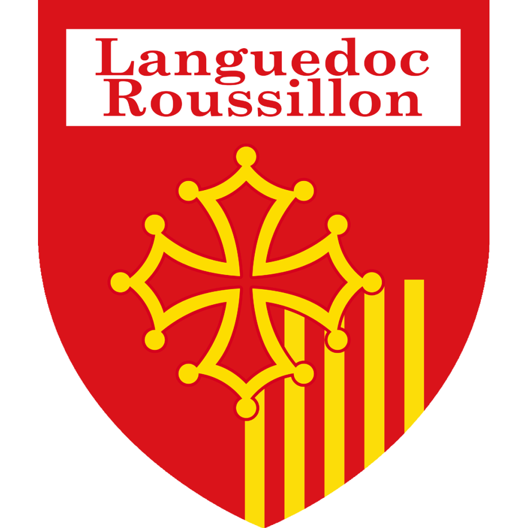 Languedoc-Roussillon - 20x17cm - Sticker/autocollant